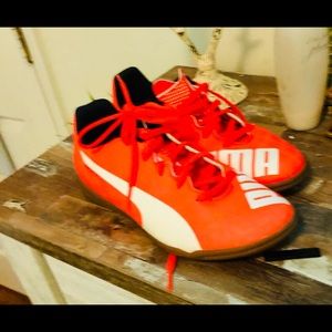 Orange Neon Puma Sneakers